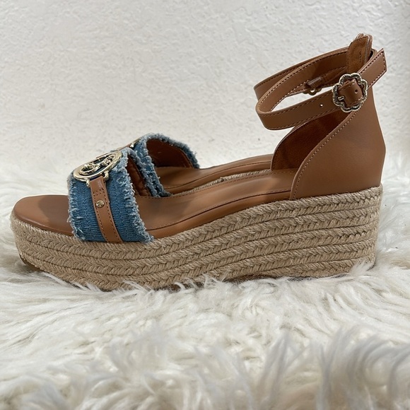 SAM AND LIBBY Women's Colbie Wedge Sandal Size 7 NEW - Picture 8 of 16